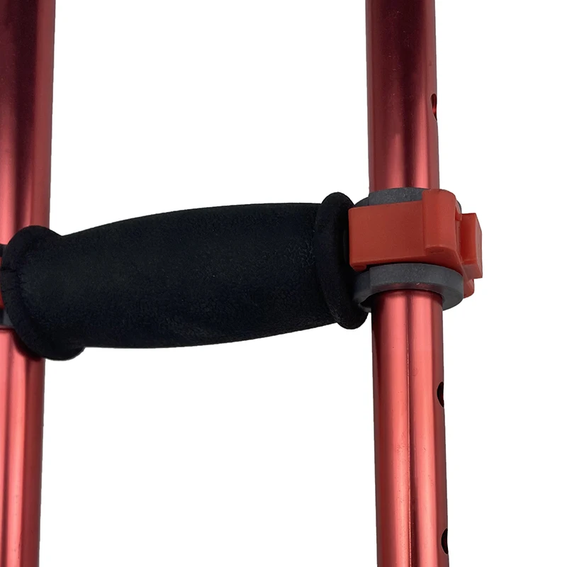 Factory direct selling medical crutches thickened aluminum alloy crutches underarm crutches shock-absorbing sports injury adult