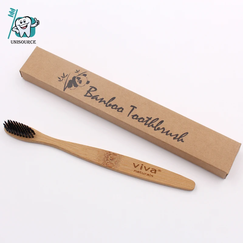 Bamboo Toothbrush 100% Organic Eco Bamboo Toothbrush Wooden Travel Eco Bamboo Toothbrush