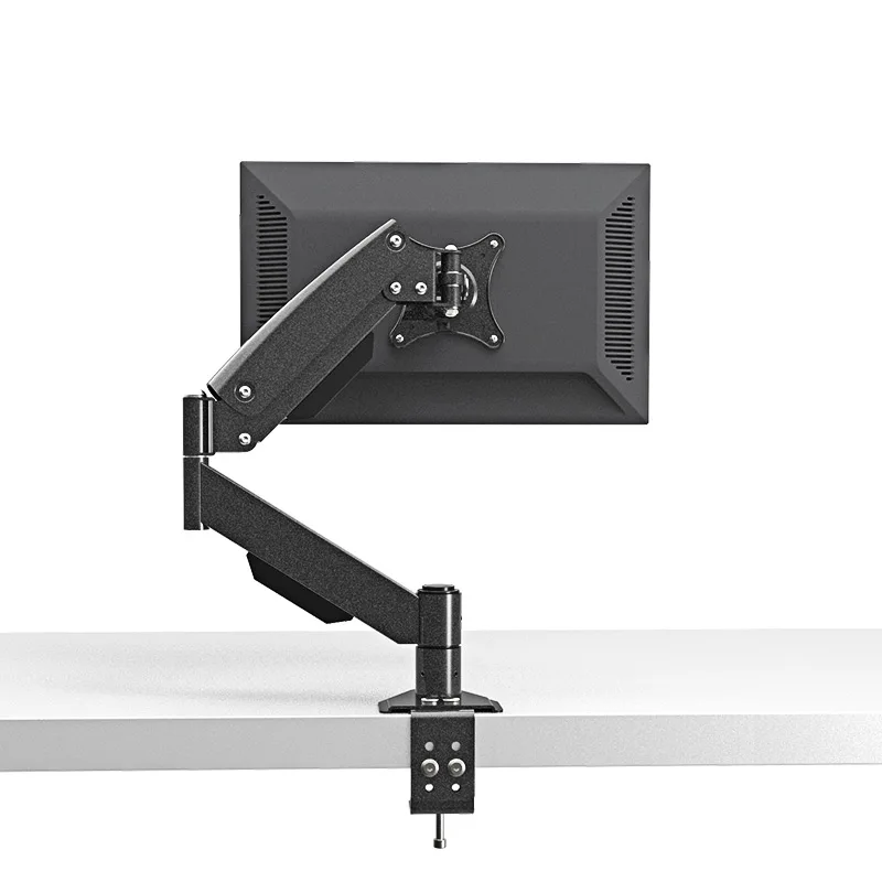 L150 Desktop Clamping Mount And Grommet Mount Gas Spring Full Motion LCD LED Monitor Holder TV Mount Loading 10kgs
