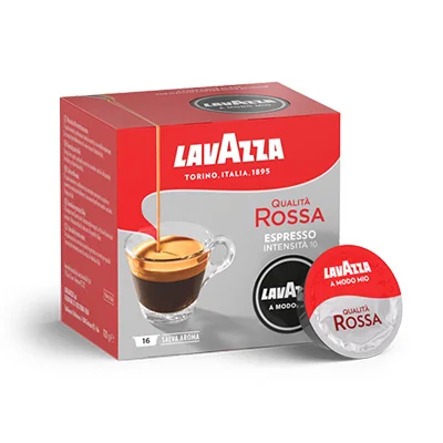 
 Qualita Rossa A Modo Mio 10 коробок 36 капсул AMM итальянский эспрессо кофе  