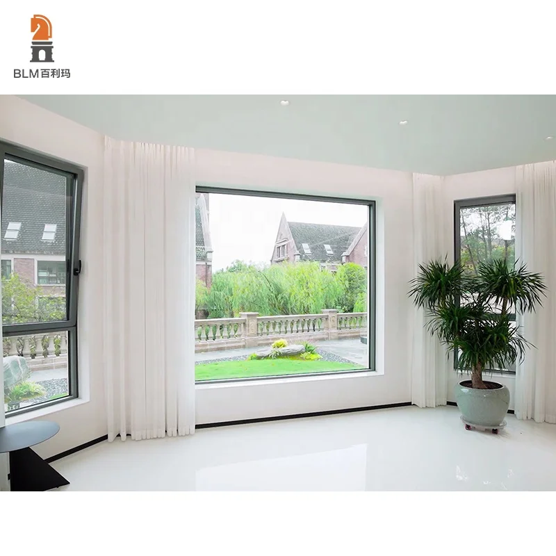 High Quality American Style Modern windows Living Room Villa Living room Hurricane Prevention soundproof windows