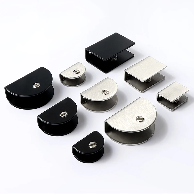 Jinnate Glass Clip Stainless Steel Glass Clamps Metal Glass Clamp