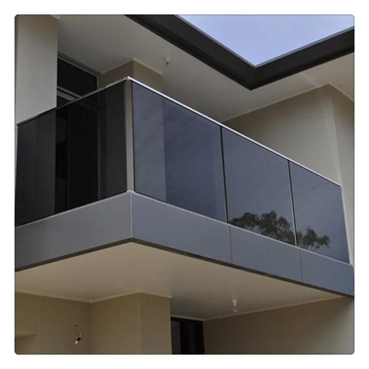 Ace Professional Supplier Aluminum Glass Railing  Aluminum Privacy Fence New Arrival Balcony Glass Railing