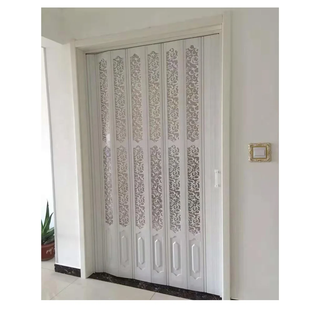 PVC Sliding Doors Room Dividers Interior Frosted Door