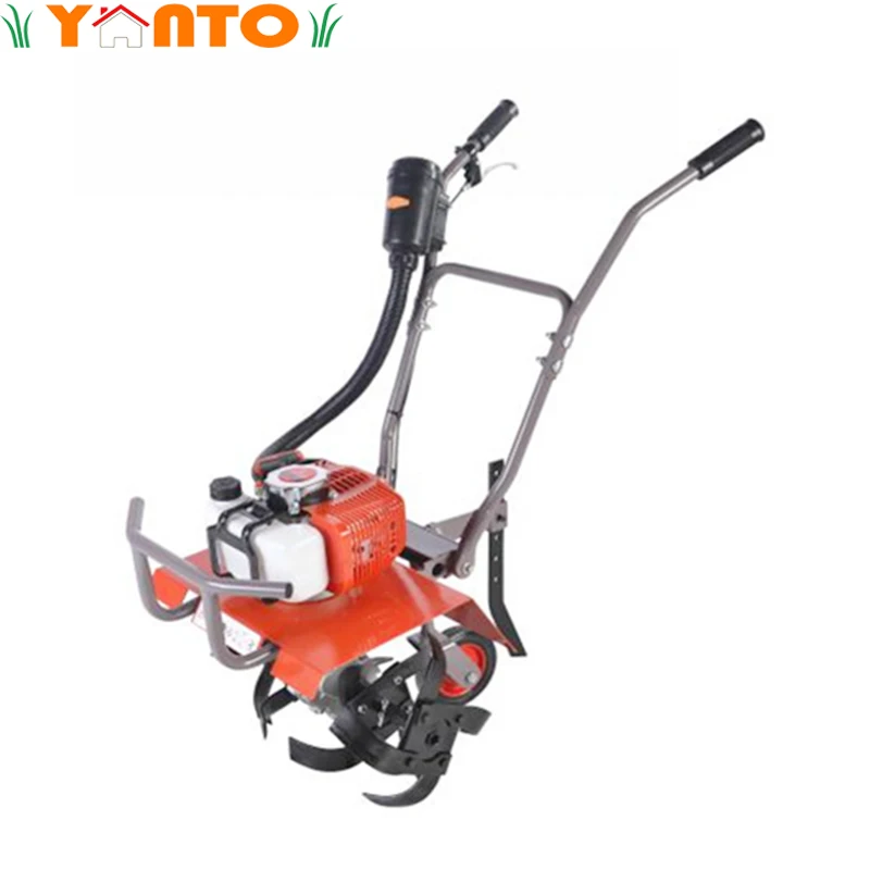 TLP-1WG-48F 68cc Mini Tiller Cultivator Garden Cylinder 2 Stroke Gas Powered Engine Machine
