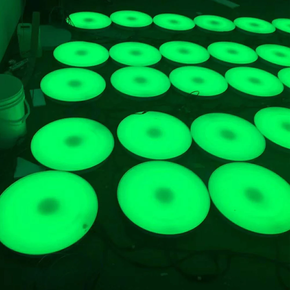  50x50 см квадратные светильники из закаленного стекла кирпичные RGB разноцветные для танцпола украшения