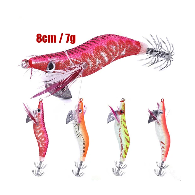 yamashita replice 8cm 7.2g luminous squid jigs glow squidhooks catch big octopus