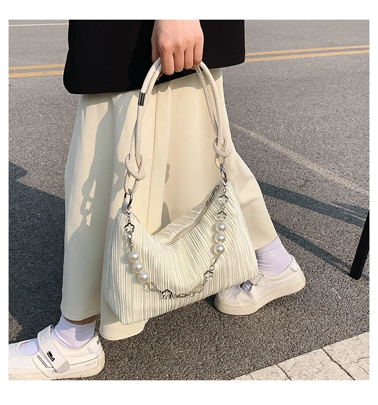 JOWYAR underarm women handbags Korea fashion 2022 luxury designer ladies hand bag plicated shoulder crossbody bag girls