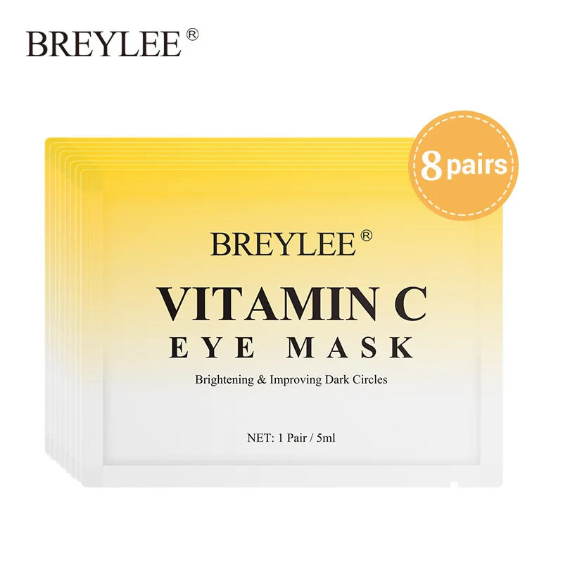 Oem odm 8pcs to remove eye dark circles collagen eye mask wholesale firming matcha green tea eye mask