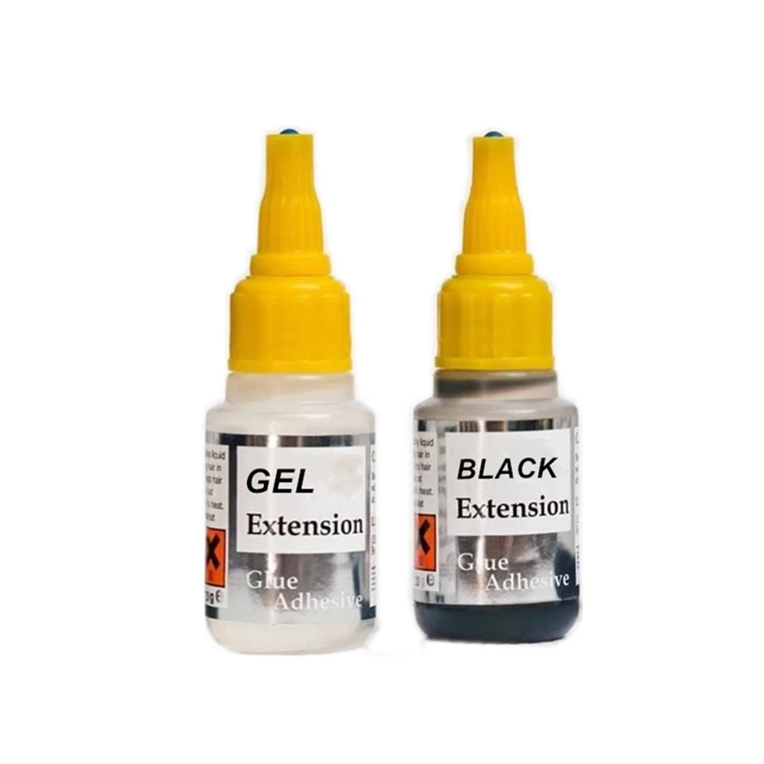 
Ice hair extension adhesive black glue and gel with activator, private label OEM factory 
