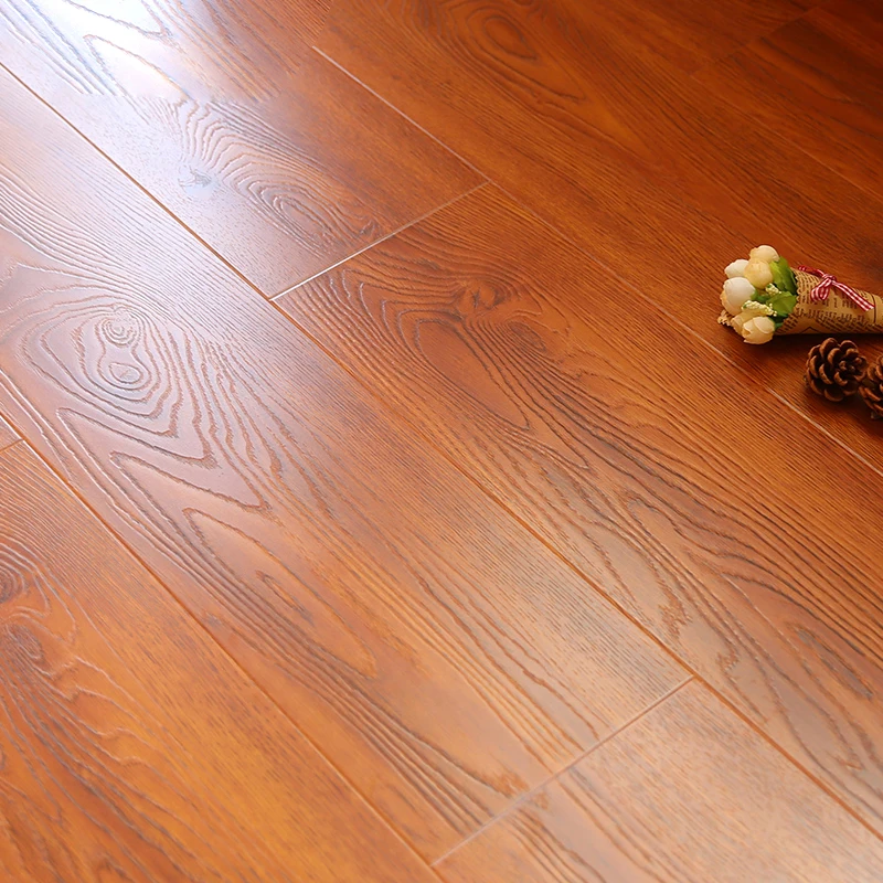 China Manufacturer Wear Resistant MDF Surface AC3 AC4 Plastic Laminate Flooring