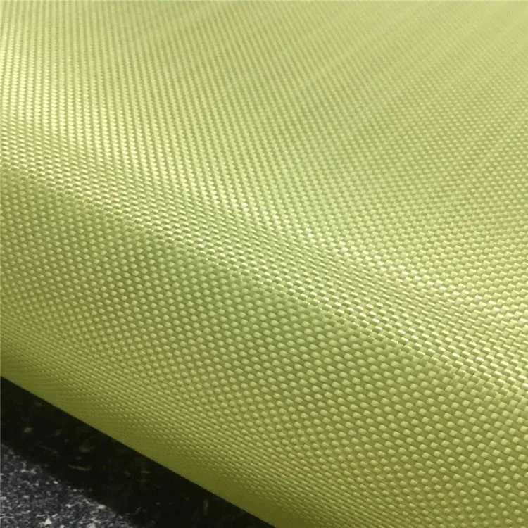 Fireproof Composite Material Aramid Fiber Fabric Yellow Kevlar Bulletproof Vest Cloth