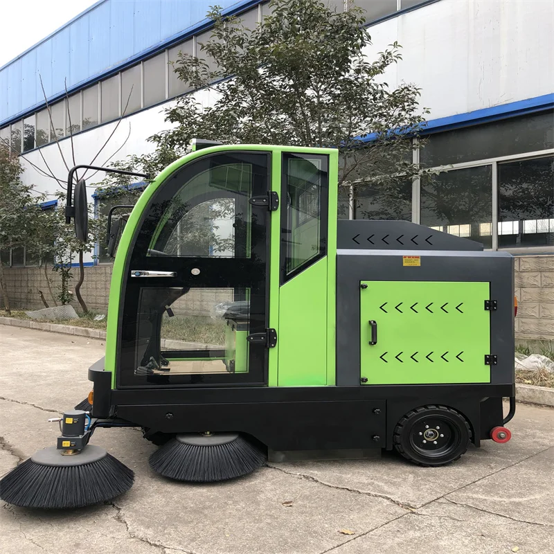 Taixi CE Certified Cheap Price Ride on sweeper cleaning equipment road sweeping machine spare parts automatic sweeping machine
