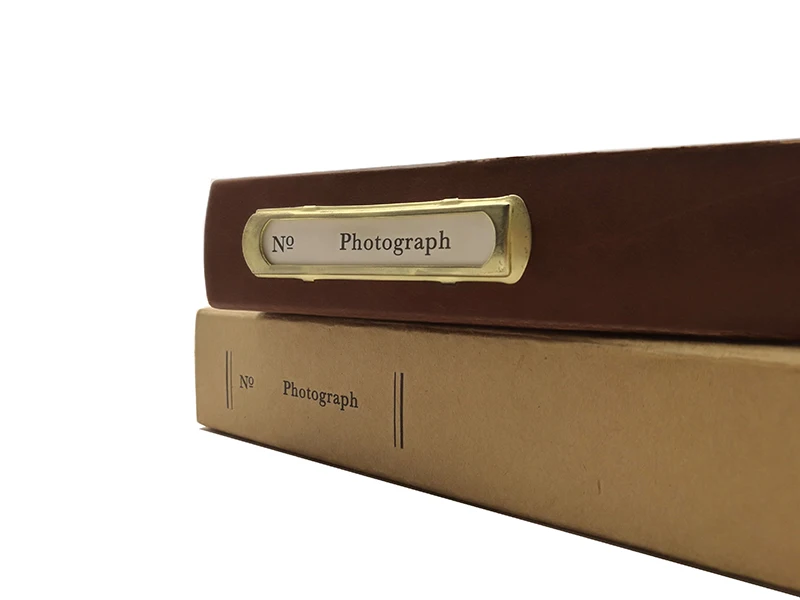 Leather Customized Printing Wedding Photo Album With Window