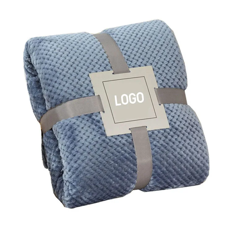 Chinese light modern single quilted throw plush blanket king size bedspread dropshipping cheap