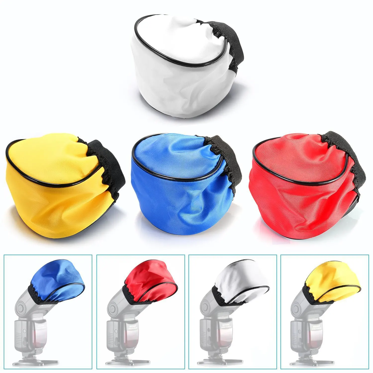 Top flashlight universal flash shield Outer flash small cloth cover Color cloth cover Multicolor Softbox