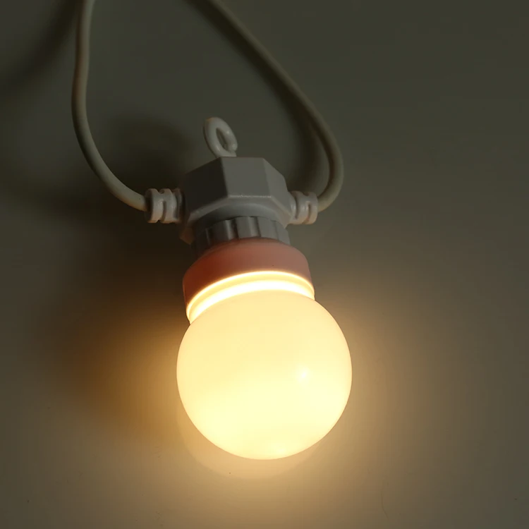 Ningbo Waterproof G50 Led String Decoration Lights Wedding and Garden Decorative Light Christmas Warm White Outdoor 10m 220V 24v