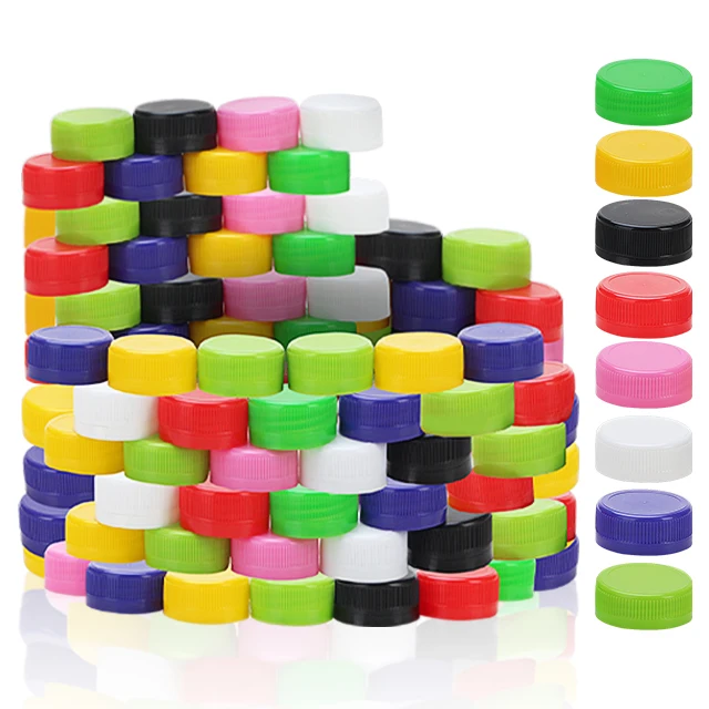 Plastic Cap Lid Closure For Water Bottle Water Bottle Caps Jar With Lids 38mm