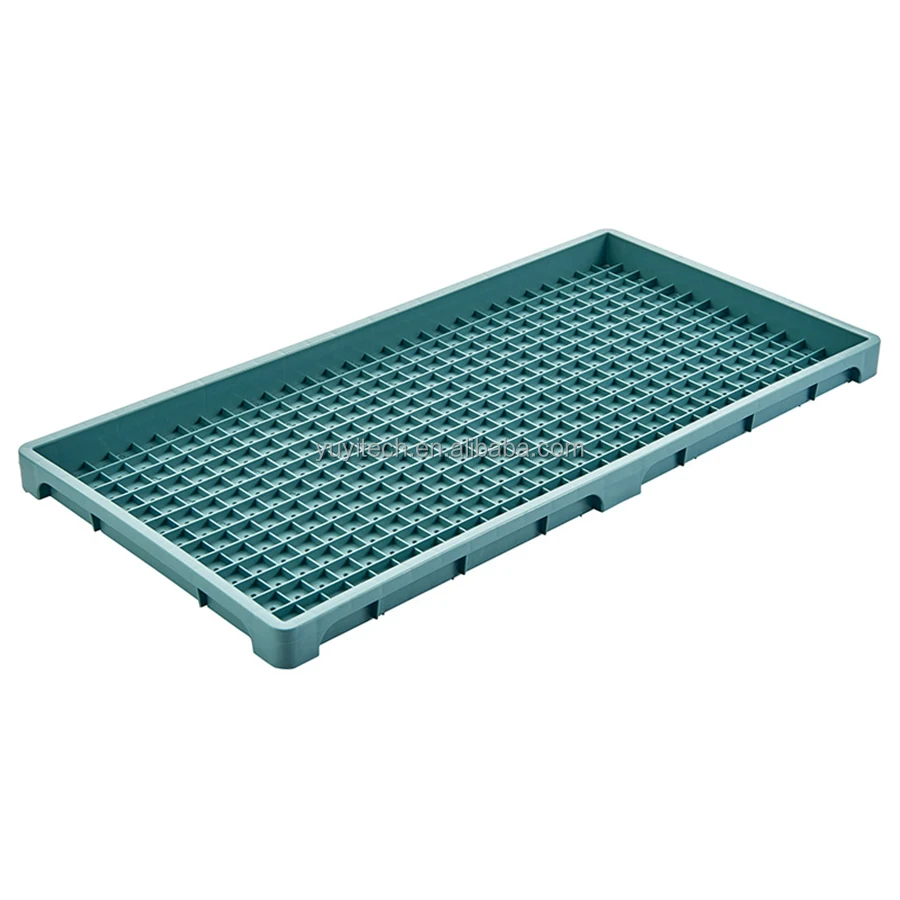 Reusable Heavy Duty Stackable Flat Polypropylene Plastic Paddy Nursery Planting Rice Seedling Tray For Rice Transplanter