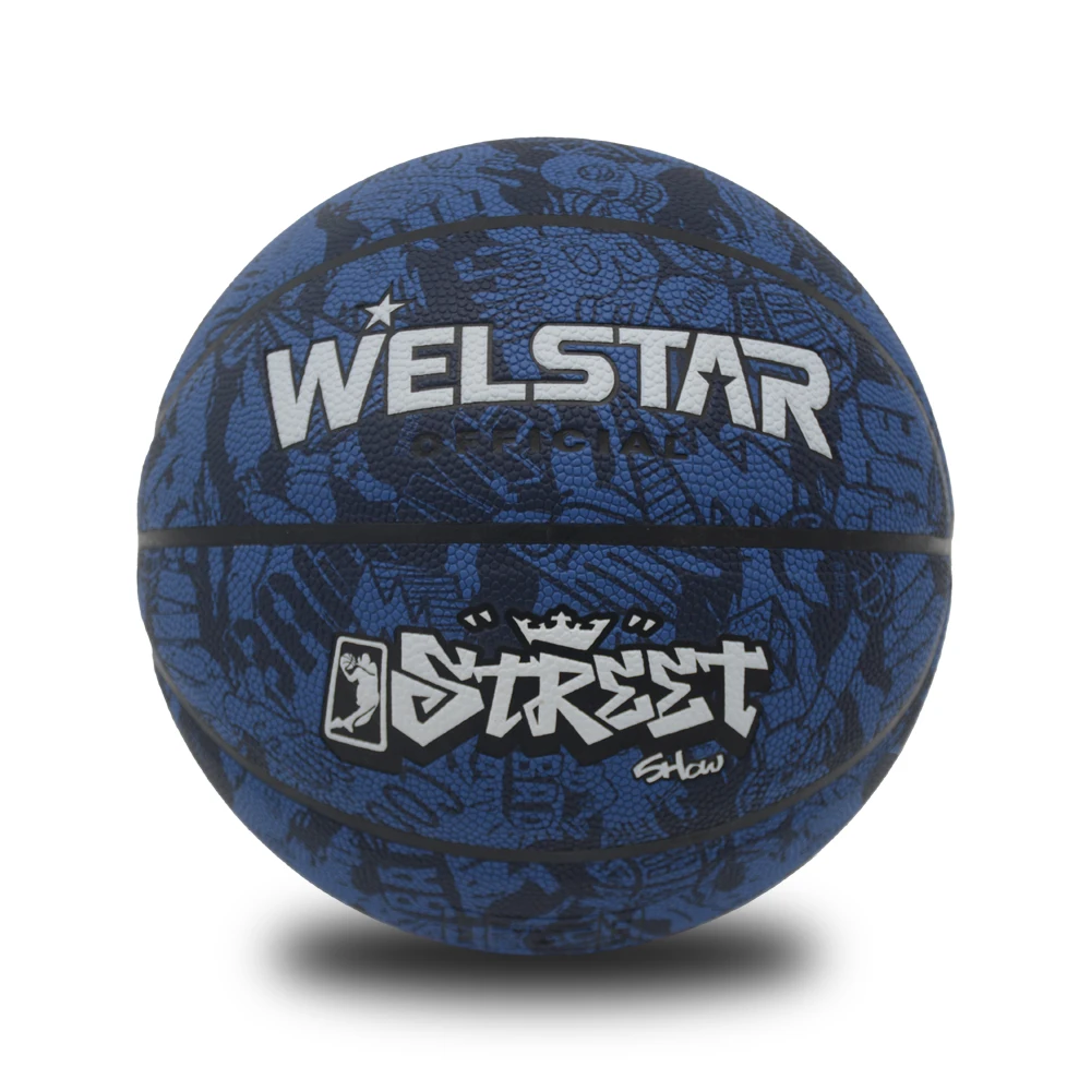 Best selling Custom basketball Soft Hygroscopic PU leather basketball Official Size 7 training Laminated basketball