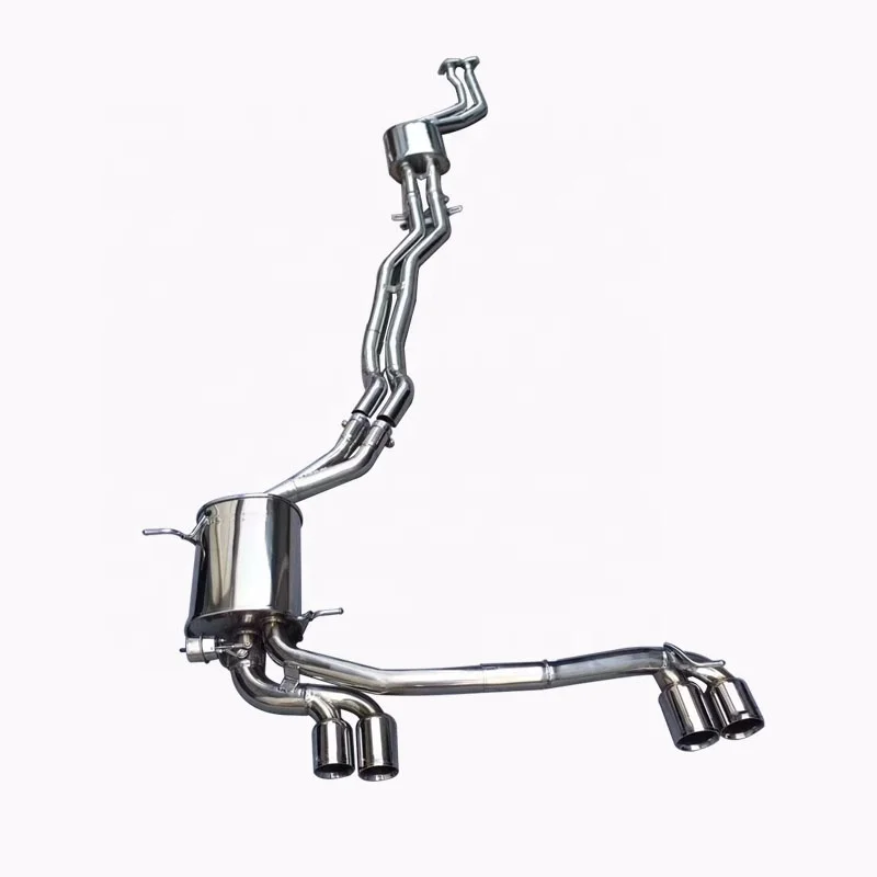 Racing Muffler Tips Full System Catback Headers Exhaust Manifold Downpipe for BMW E46 M3 Parts 330i Engine Tuning