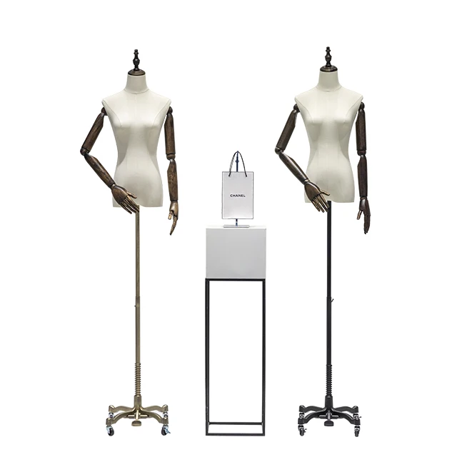 Wholesale Fashion Clothing Display Manikin Full Body Chrome Female Mannequin Dummy Stand Gold Silver Abstract Women 10 Pieces