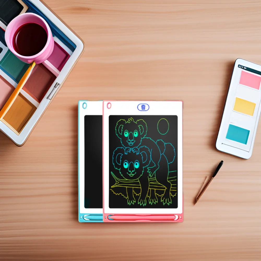factory wholesale blue/pink memo pads electronic slate digital notebook tablet lcd writing tablet 8.5/10/12 inch