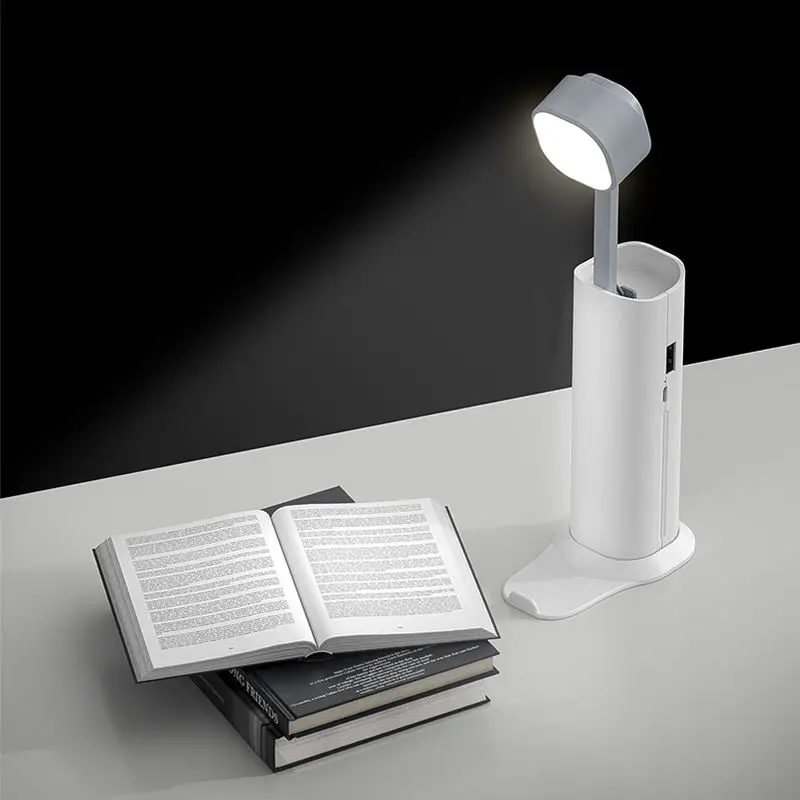 Hot Selling Portable Reading Lamp Folding Rechargeable LED Table Lamp 1200mAh Flashlight Power Bank