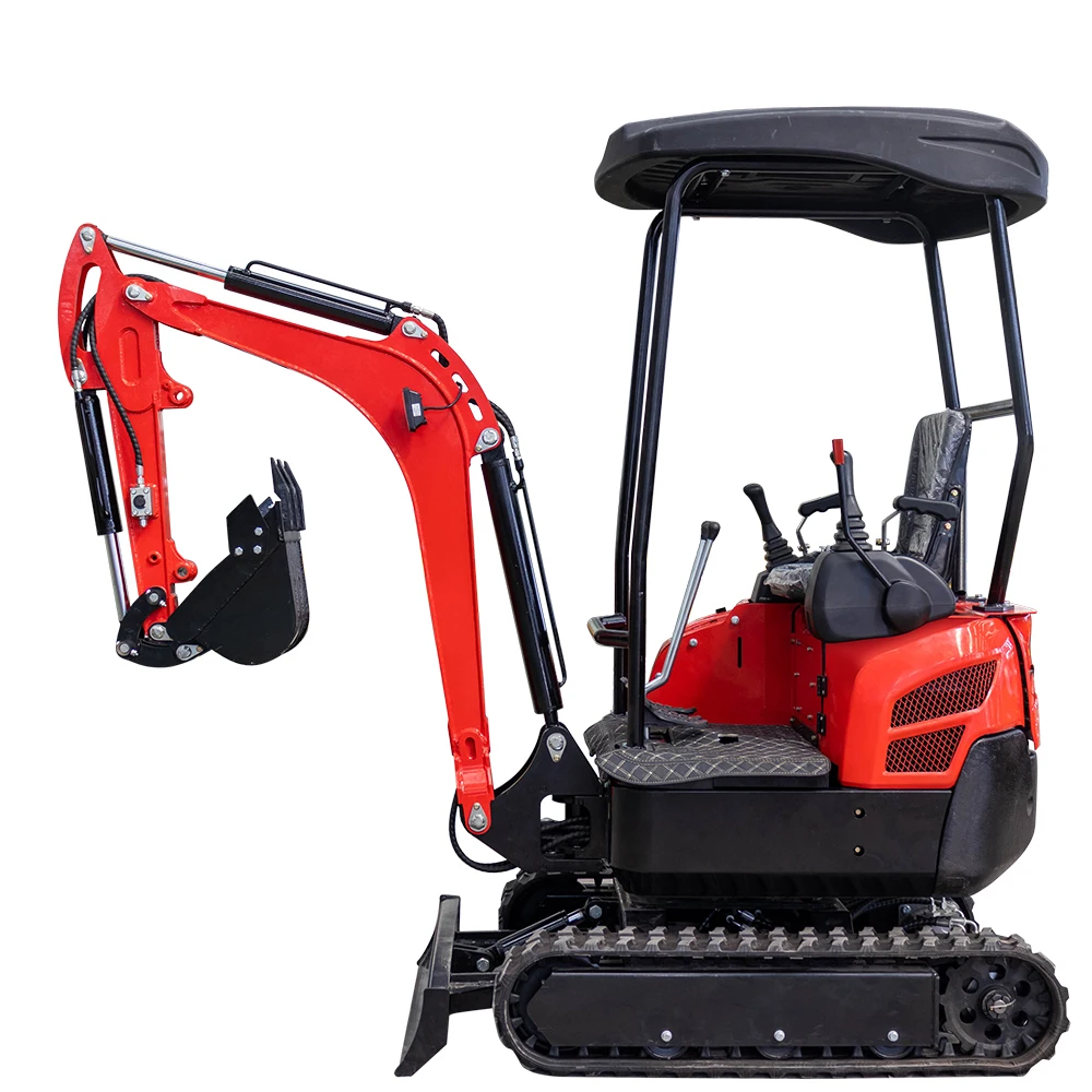 HT18 Hightop Hydraulic Crawler Mini Excavator 1.8Ton 3.5Ton With Hydraulic Pump And Thumb Garden Yard For Home Garden Use