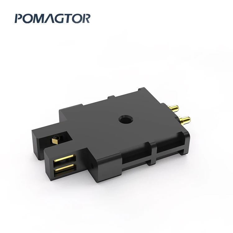 Factory Direct Sale Phosphor Bronze Surface Gold-Plated 2 Pin Small Connector For Desk Lamp