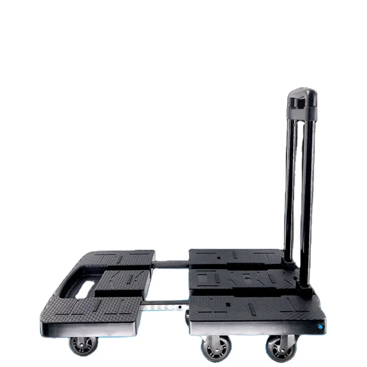 OEM ODM PP materials with seven Universal wheels trolley max loading 220 kg PU wheels furniture movers trolley