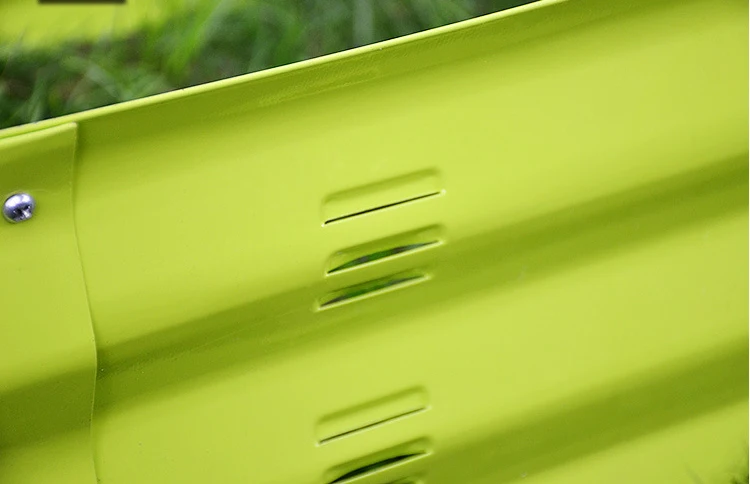 Round durable metal galvanized rectangle flower plant vegetable garden pot seed raised flower pots & planters  bed patio stand