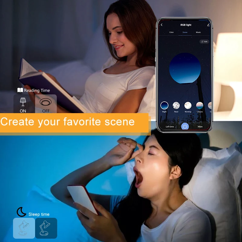 LED RGBW Strip Controller Driver WiFi 2.4 Dimmer Music Remote Control