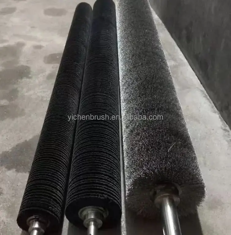 50mm Diameter Wire Drawing Machine Derusting Wire Brush Roller