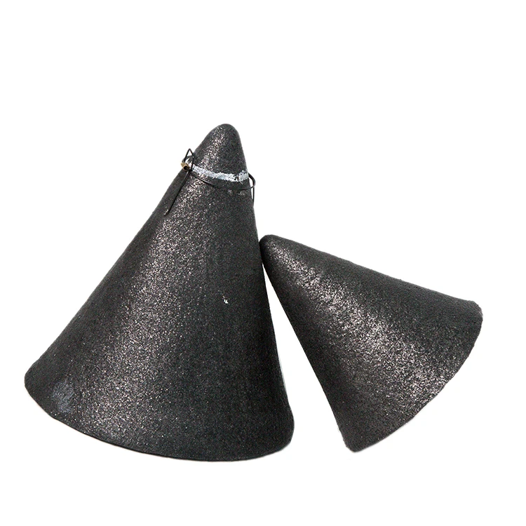 
Fire hoods shaped like cone downlight covers 