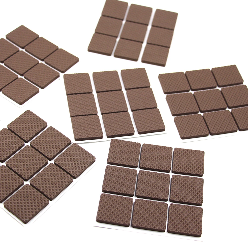 Quanjia Gridded EVA Self-Adhesive Rubber Bumper Pad For Furniture/Anti-Slip Rubber Foot Pads/EVA Noise Dampening Buffer Pad
