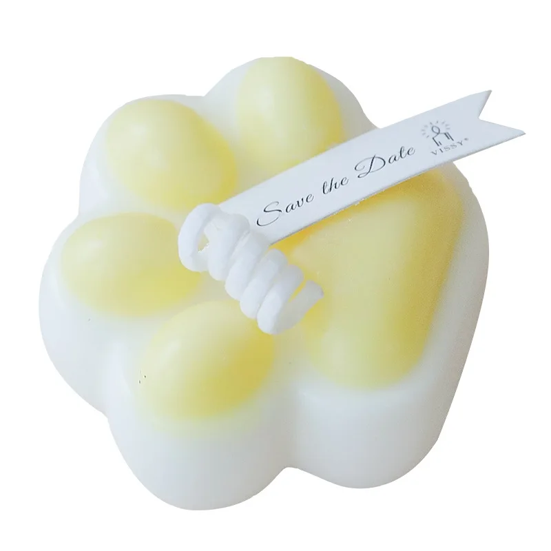 Holiday Gift Multi Aromatherapy Candela Cat Paw Aroma Candle Paraffin Wax Wedding Decoration Diy Set