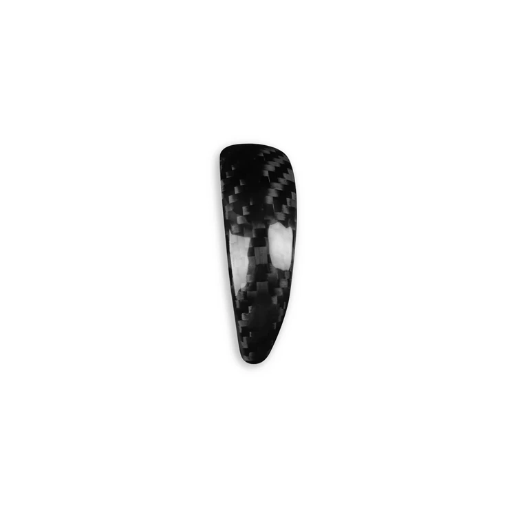 For Infiniti QX/EX/FX/G Series For Nissan Patrol Real Carbon Fiber Interior Accessories Gear Shift Knob Head Cover Trim