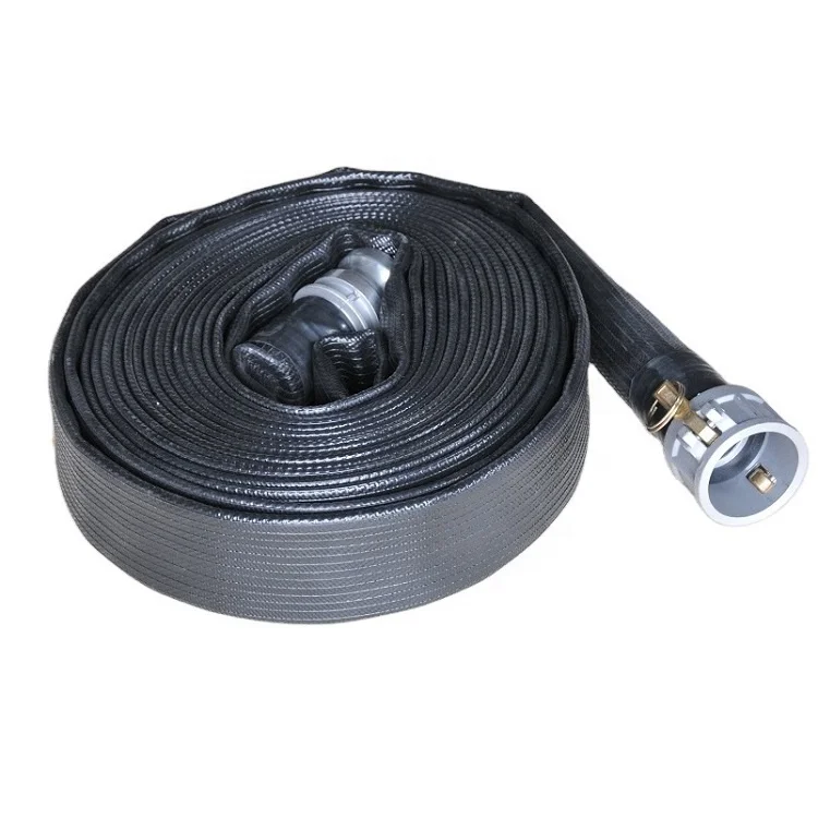 Longman Nbr Lay Flat Fire Hose Machine 1inch to 12inch 200 Metre Length NBR Fire Hoses
