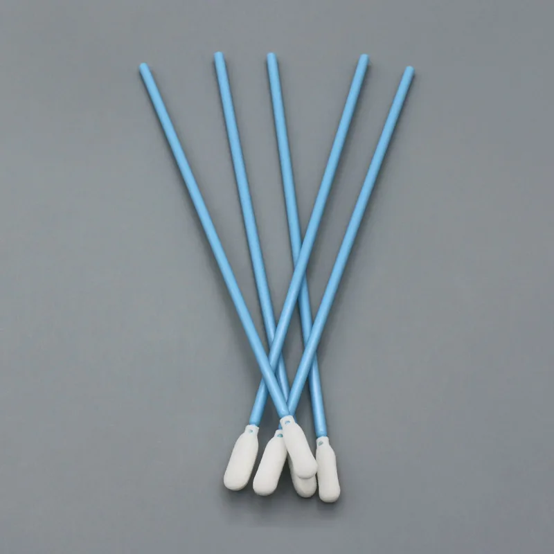 Round Tip ESD Foam Safe Swab Long Handle Sponge Cleaning Swab Stick for Electronic Parts and Components