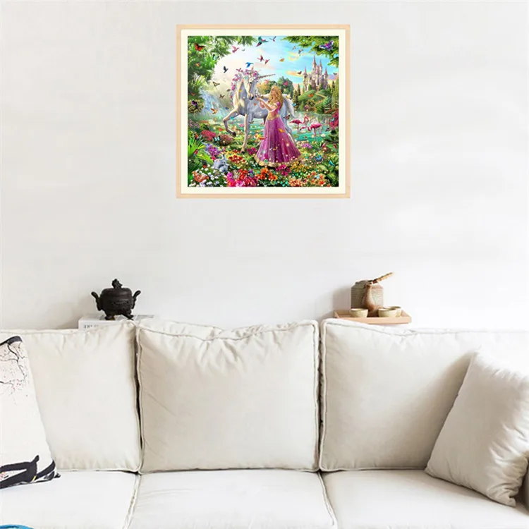 Factory direct supply trendy style 40*50cm diamond decoration wall scenery painting