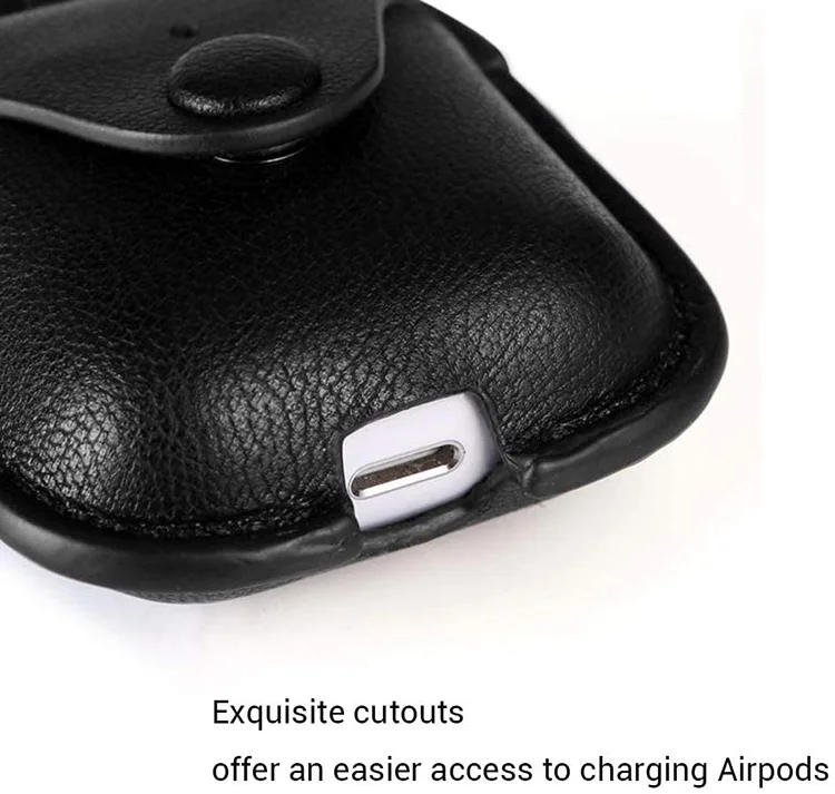 
Amazon hot sell oem fashion luxury leather earphone Accessories case cover 
