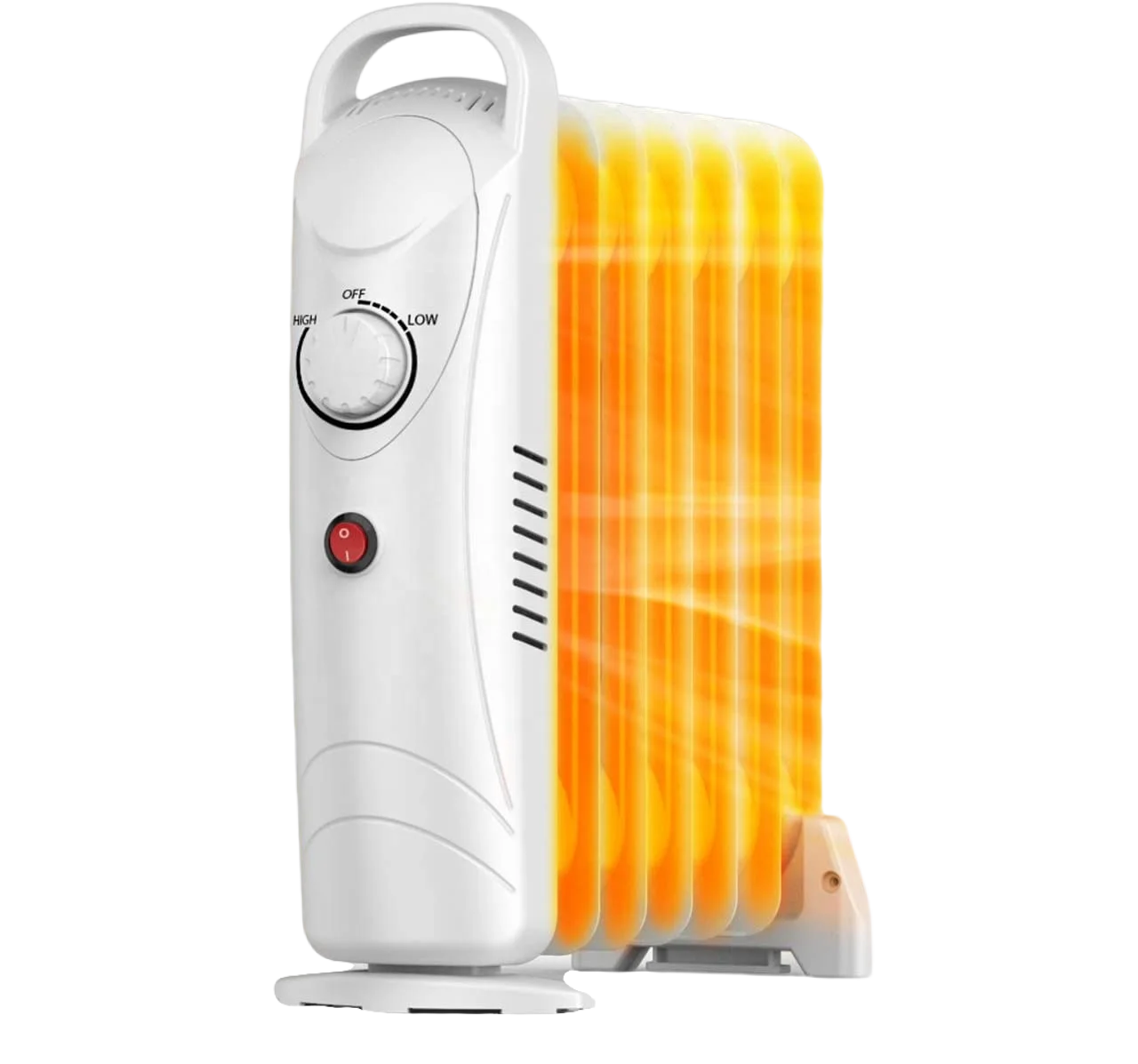 Mini Oil Filled Radiator Heater  Electric Portable Space Heater  with Handle for easy movement 500W/650W/800W/1000W