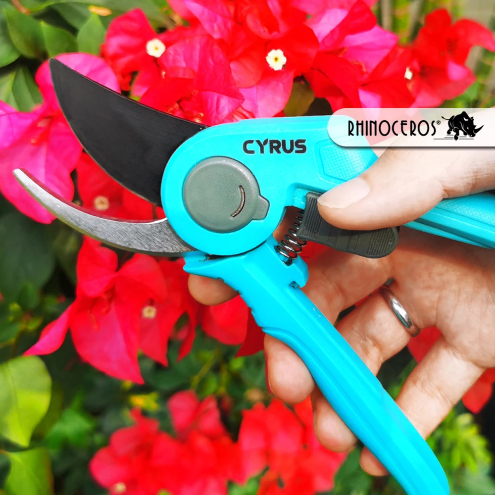 OEM/ODM Customized precision-ground steel blade  ergonomic comfortable handle garden tool bypass pruning shear scissors