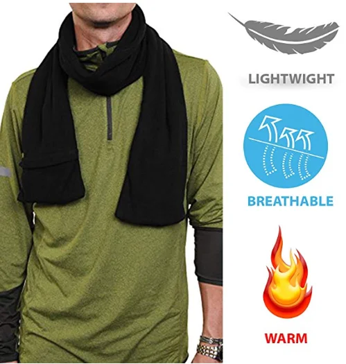2 Colors Thermal Scarf in Winter Heating Scarf for Office Home and Outdoor Battery Not included