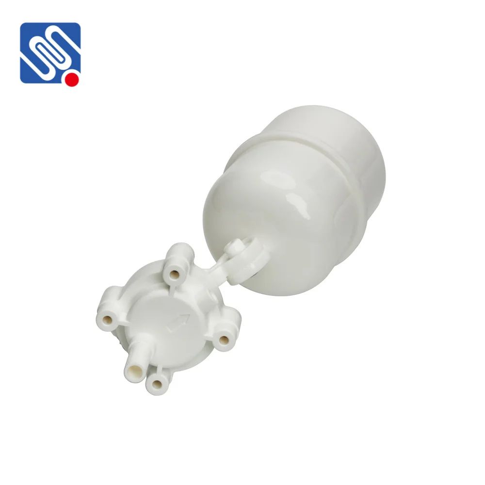 Meishuo FCD360FQ float valve for water tank plastic mini valve RO system 6.35mm quick fitting solenoid