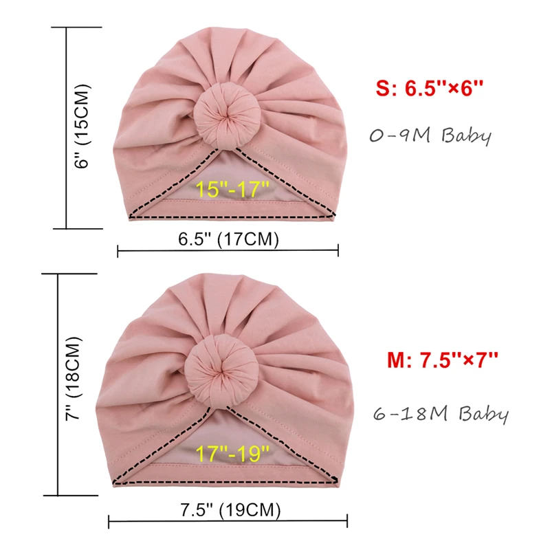 Silky Satin Lined Turban Hat for Babies Infant Toddler Girls Boys Bonnet Newborn Beanie Little Kids Sleep Caps Head Wraps