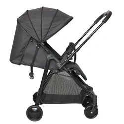 Reversible handle handle prams car seat and stroller set