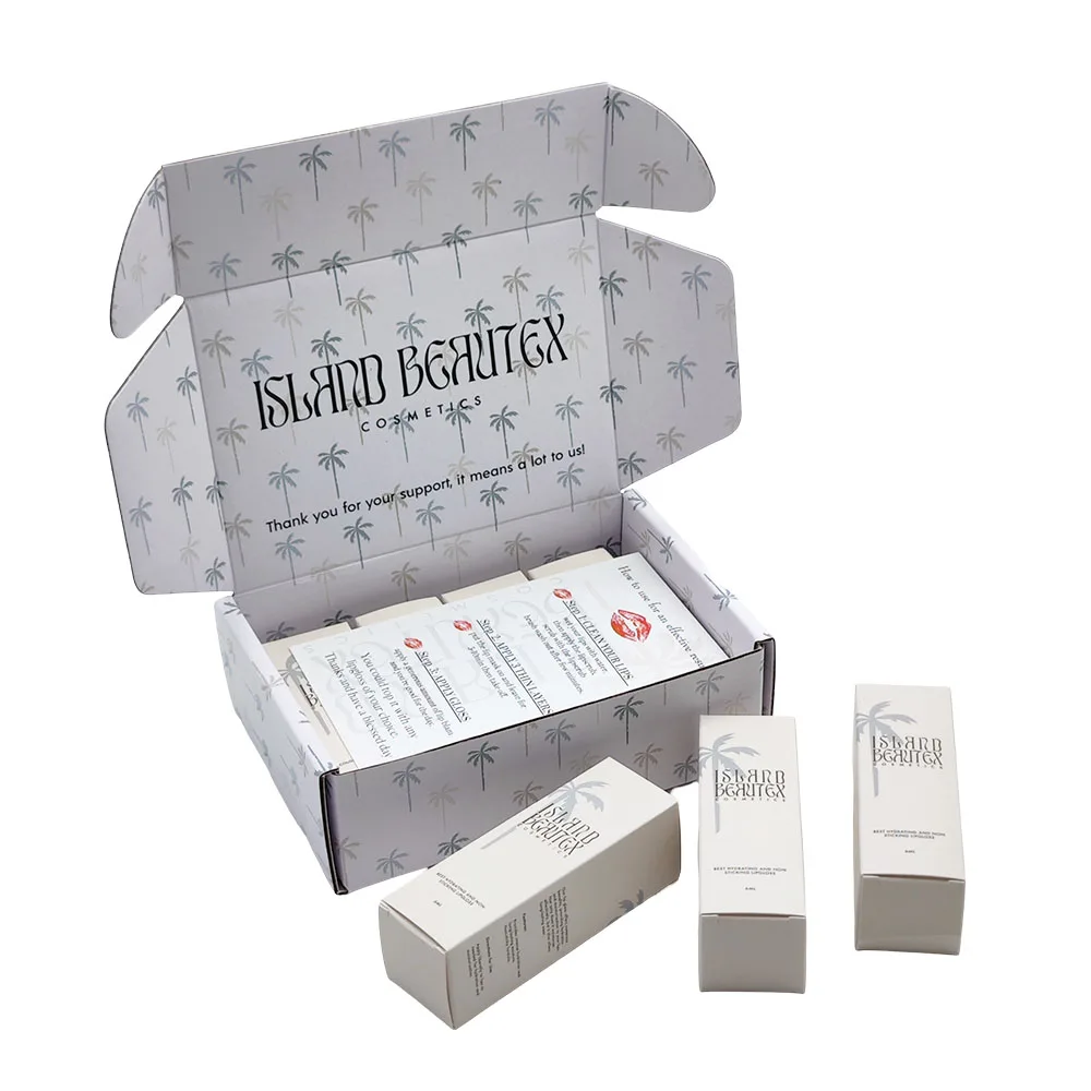 Luxury Small Mystery Box Jewelry Essential Perfume Bottle Branded Package Box Corrugated Shipping Boxes Packaging With Logo