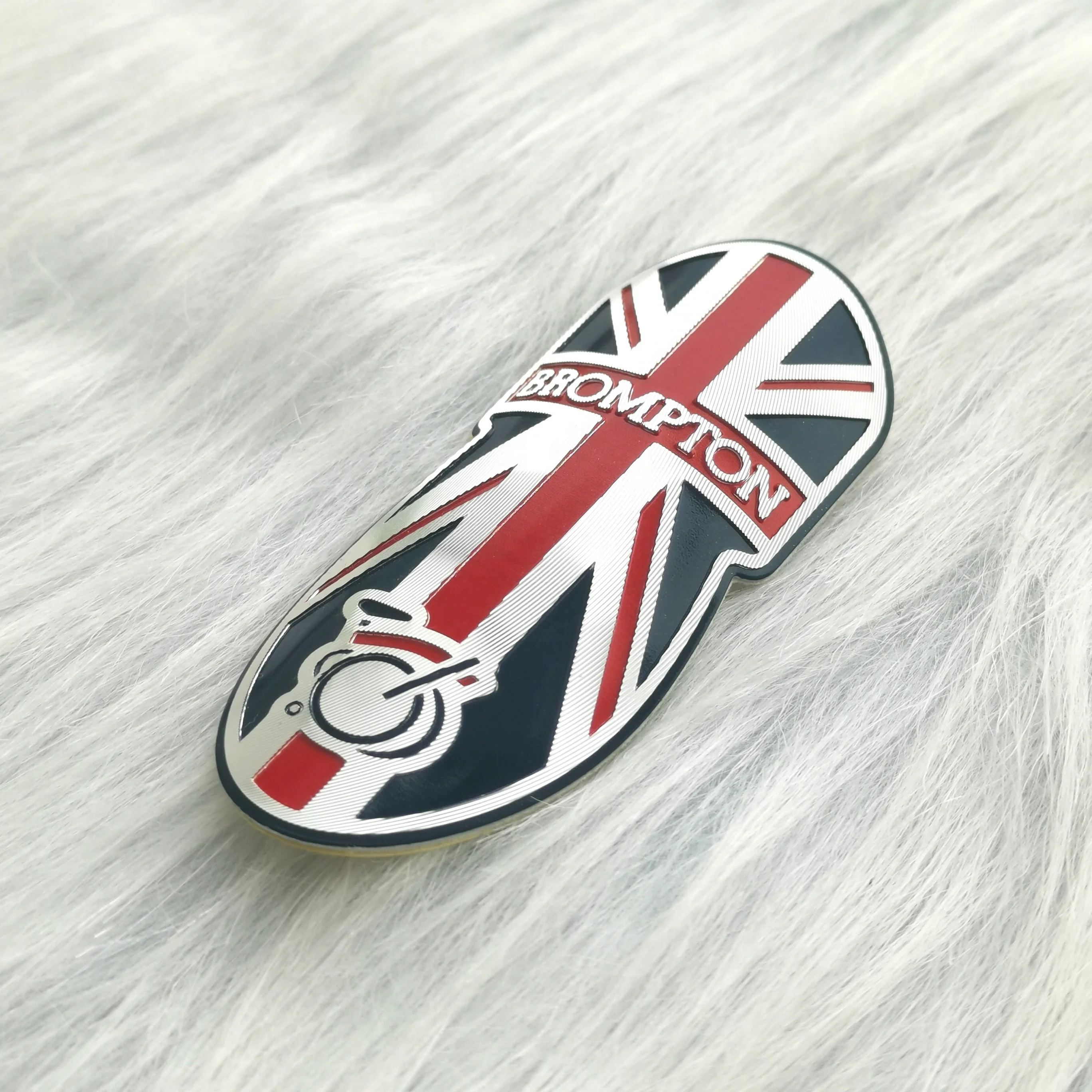 Road bike Mountain bike off-road BMX bike metal alloy head badge decal frame sticker